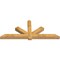 Ekena Millwork Kennewick Rough Sawn Timber Gable Bracket, Western Red Cedar, 96"W x 40"H x 6"D x 6"F, 10/12 Pitch GBW096X40X0606KEN00RWR - alternate 4